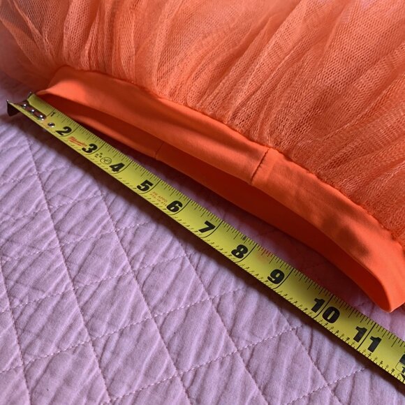 SMIFFY - Vibrant Orange Tulle Skirt - Tutu - OZ - Picture 8 of 9
